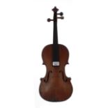 19th century violin, 14", 35.60cm