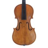 Violin labelled Alberti Ferdinando Moglie..., 14 1/16", 35.70cm