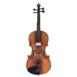 German three-quarter size violin circa 1910, 13 1/16", 33.20cm