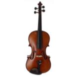 Alfred Moritz violin labelled copy of Joseph Guarnerius..., 14", 35.60cm