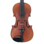 German viola circa 1900, 15 1/4", 38.70cm, case