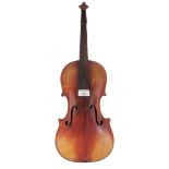 Violin labelled Andreas Amati circa 1930, 14", 35.60cm