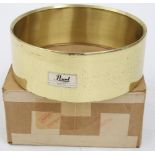 Pearl Brass Shell 14" snare drum shell, ser. no. 874010