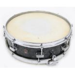 Premier Royal Ace 14" piccolo snare drum, black pearl finish, soft bag (throw off mechanism faulty);