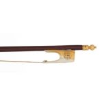 Antique ivory mounted baroque bow, 43gm