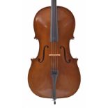 Good contemporary violoncello labelled Kurt Voigt..., 30", 76.20cm