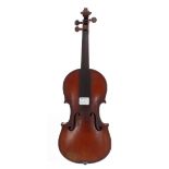 French half size violin, 12 1/8", 30.80cm