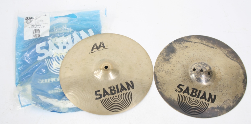 Sabian AA 14" Fusion Hi-Hat cymbals