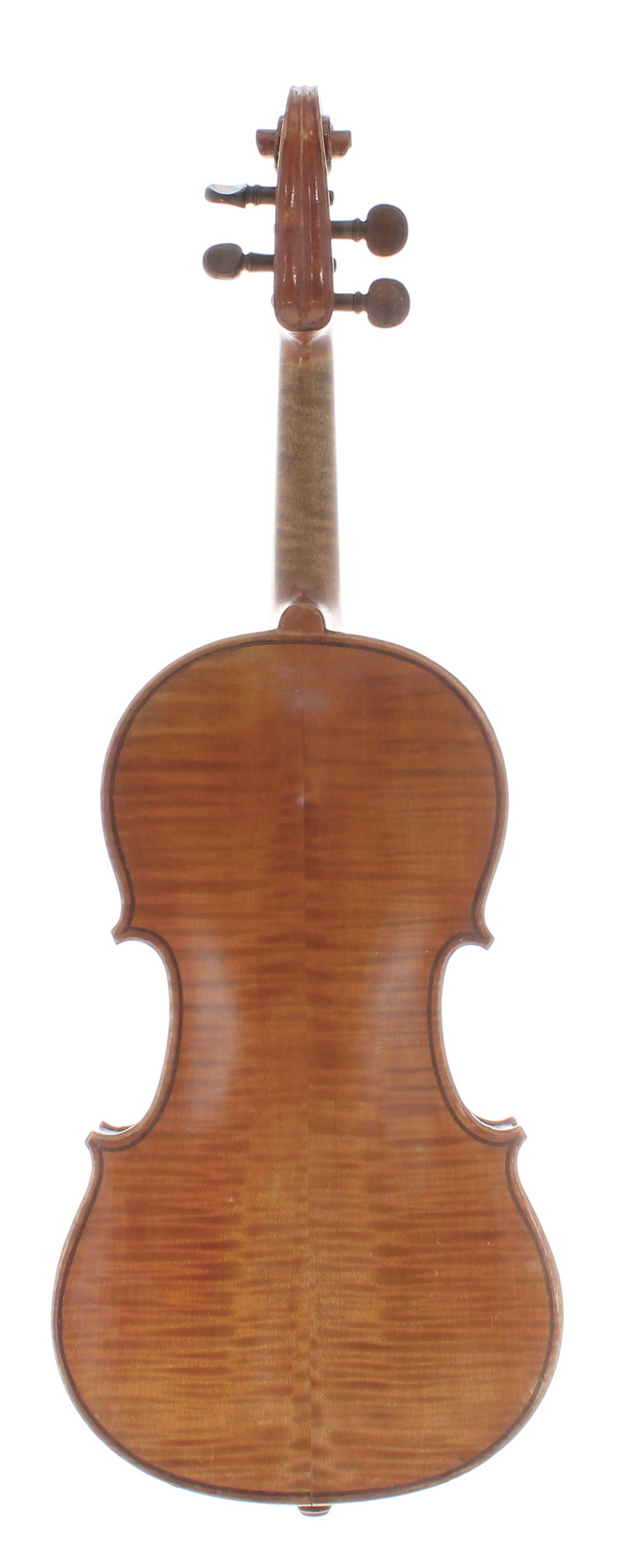 Three-quarter size violin, 13 3/16", 33.50cm (professional sound post repair in the back) - Image 2 of 2