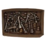 Forty assorted metal mouthpieces for brass instruments (40)