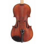 Violin labelled Luigi Digiuni, Fecit Cremona, Anno 1903, 14", 35.60cm