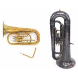 Salvationist Publishing & Supplies Limited The Reliance silver plated tuba, no. 16821; also a