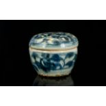 Antique Chinese Ming Dynasty Box And Cov