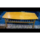 1970's Coffee Table - Low ovoid coffee t