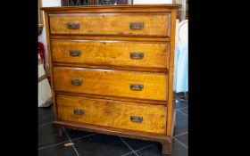 Maple Front Chest Of Drawers Four long d