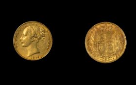 Victoria 22ct Gold Young Head / Shield B