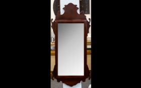 A Reproduction Georgian Style Bevelled Glass Mirror