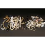 A Mixed Collection Of Contemporary Costume Jewellery A varied lot to include fashion watches,