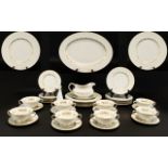 Royal Doulton Part Teaset 'Fairfax' 'TC 1006' marked to base.