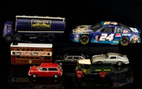 A Mixed Collection Of Model Vehicles Seven items in total to include LLedo Vanguards Austin Morris,