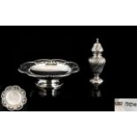Mappin and Webb - Nice Quality and Pleasing Small Silver Footed Bowl / Dish,