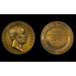 Abraham Lincoln Interest 1865 Proof like, chocolate brown Lincoln Presidential medal,