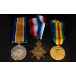 World War I Trio of Military Medals Awarded to SJT. J.M.