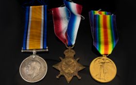 World War I Trio of Military Medals Awarded to SJT. J.M.