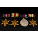 World War II Collection of Military Medals ( 4 ) Four In Total.