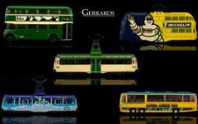 Corgi Classics Original Omnibus Company Collection of Diecast Model Trams / Coaches ( 5 ) In Total.