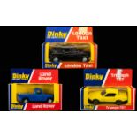Dinky Diecast Scale Model Cars ( 3 ) In Total. All In Mint Condition - Please Confirm with Photos.