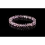 Rose de France Amethyst Faceted Bead Bracelet,