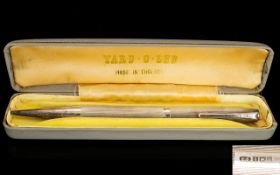 Yard-o-led Sterling Silver Propelling Pencil.