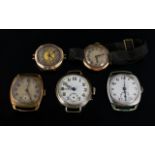 A Small Collection Of Vintage Dress Watches Five in total,