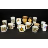 A Collection Of Royal Commemorative Ceramic Items To include various coronation and war memento