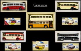 Corgi Classics - Public Transport Ltd and Numbered Edition Collection of Diecast Model Coaches - In