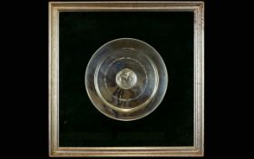 Stuart Devlin Silversmith - Signed and Designed Ltd and Numbered Edition Sterling Silver Plate,