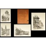 European Sketches By Samuel Prout Large Scale Folio Of 63 Photo-litho Prints Published By Sprague