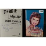 Debbie Reynolds Autograph In Her Hard Back Book 'My Life'.