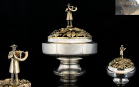 Superb Quality Gilt Silver 'Aurum Ripon' Limited Edition Centrepiece Designed By Hector Miller &