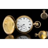 Elgin National Watch Co Superb Quality Gold Plated Full Hunter Pocket Watch,