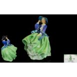 Royal Doulton Top O'The Hill HN1833 First Issue 1937 Hand Painted Figure Green factory marks to