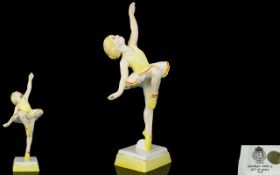 Royal Worcester Hand Painted Porcelain Figurine ' Tuesdays Child ' Full of Grace. Model No 3258.