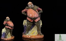 Royal Doulton Hand Painted Figure 'Falstaff' style two, HN 2054, Designer C J Noke,