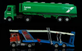 Dinky Toys A.E.C. Articulated Diecast Metal Fuel Tanker Lucas Oil.