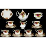 Royal Albert Old Country Roses Tea Service All in good condition, comprising six trio's milk jug,