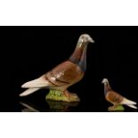 Beswick - Bird Figure ' Pigeon ' 2nd Version - Two Stripes on Wings. Model No 1383 B, Designer Mr.