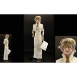 Franklin Mint Limited Edition Diana Princess Of Wales Porcelain Collectors Doll Complete with