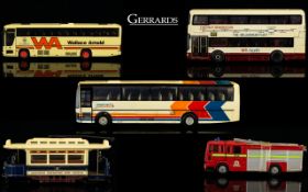 Corgi Classics Original Omnibus Collection of Diecast Model Coaches / Trams ( 5 ) In Total.