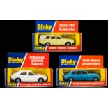 Dinky Diecast Scale Model Cars - All In Original Boxes ( 3 ) In Total. All In Mint Condition.